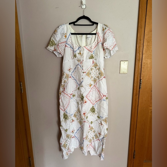 Reformation Dresses & Skirts - Reformation White Linen Midi Dress